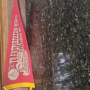 B & O  Transportation Museum Baltimore MD Flag Pennant 18"